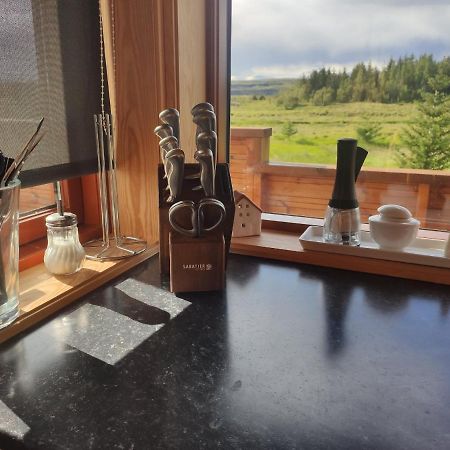 Cat Lovers Only! Bright And Peaceful Cabin With Views & Hot Tub Selfoss Dış mekan fotoğraf